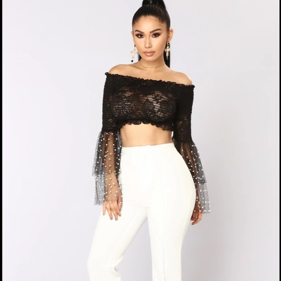 Joseline Long Sleeve Top - black - Picture 3 of 10